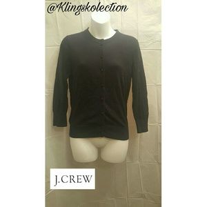 J. Crew the Clare cardigan black